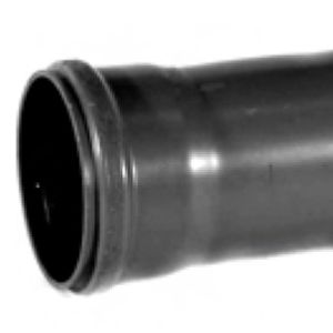 110mm Pushfit Soil Pipe x 3mtr Single Socket Length
