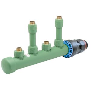 Multiport End Supply Manifold 90mm centres PL3525