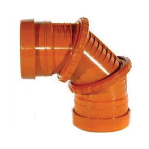 110mm x 90 deg Double Socket Adjustable Bend