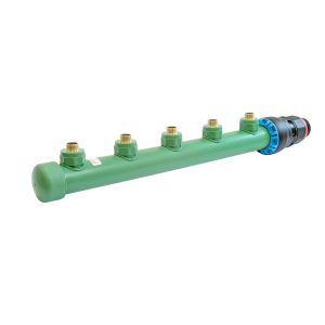 Multiport End Supply Manifold 130mm centres PL3525