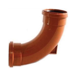 110mm x 90 deg Double Socket Rest Bend