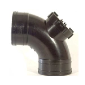 110mm x 92 deg Solvent Double Socket Access Bend